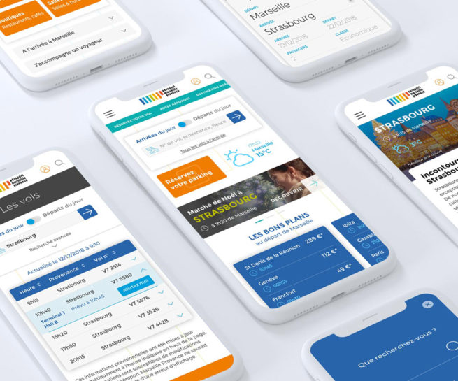 Refonte site web aéroport