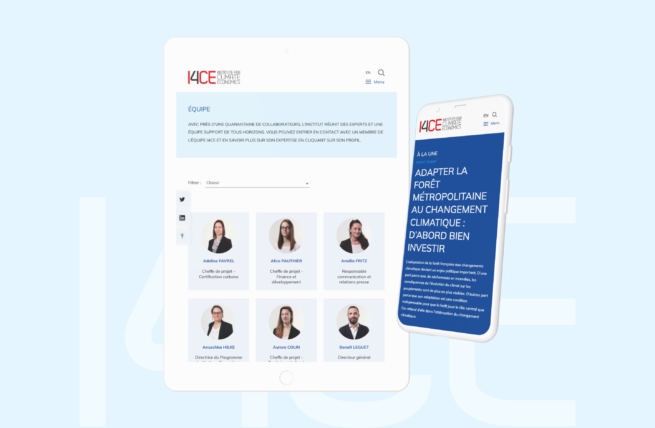 Refonte site web I4CE