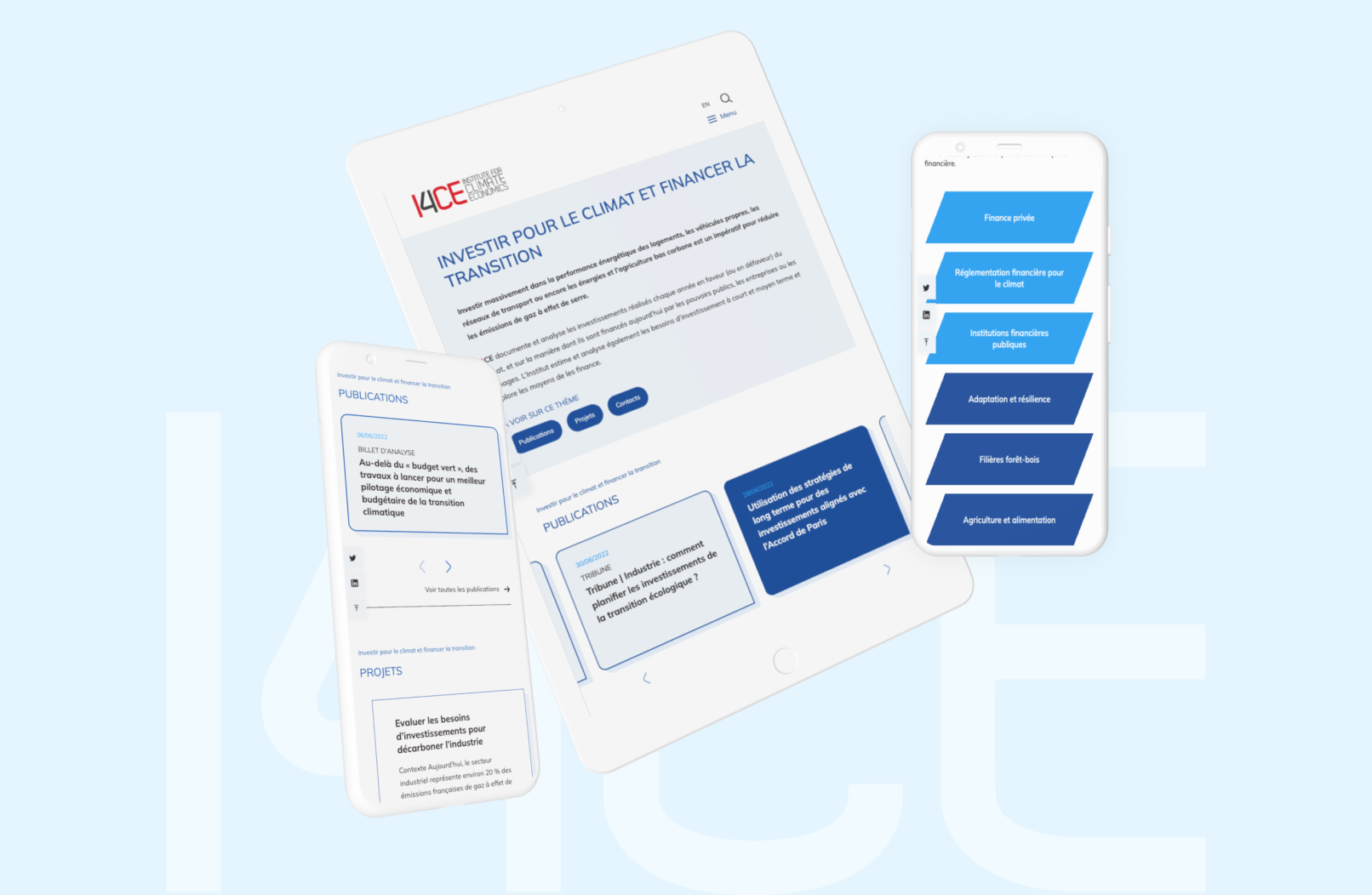 Refonte site web I4CE